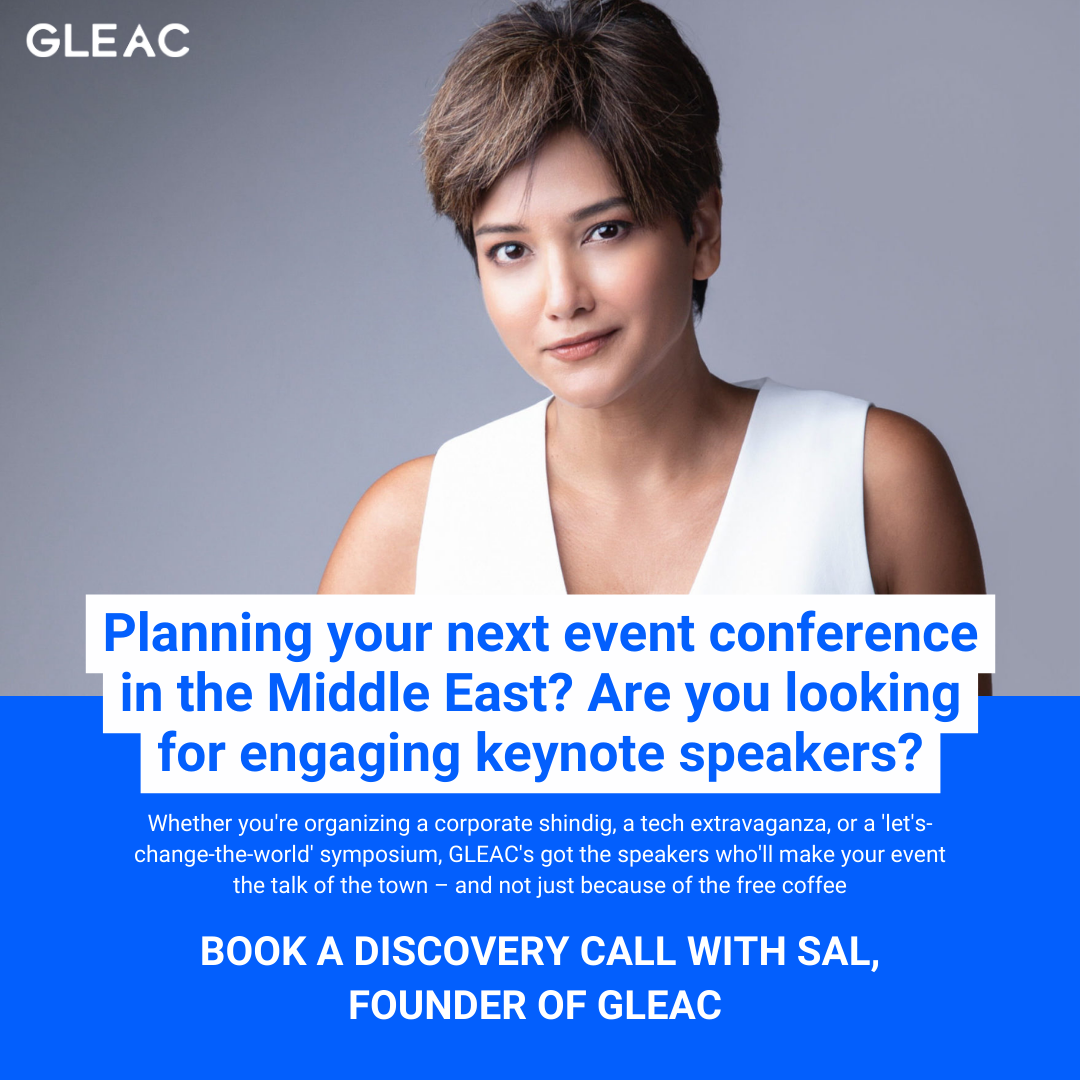 Planning your next event conference in the Middle East Are you looking for engaging keynote speakers